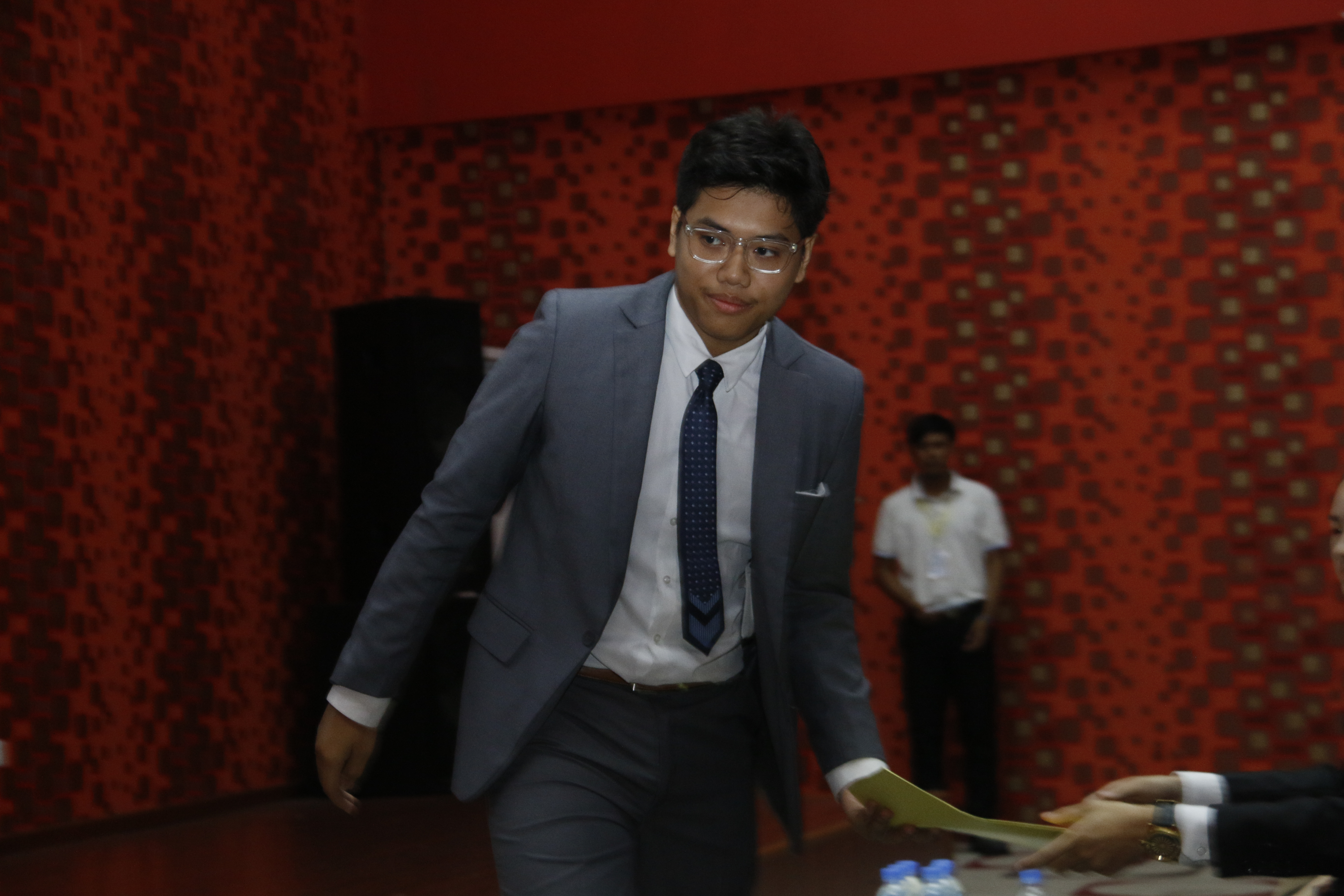 Narith Chan representing SOMA Tech School